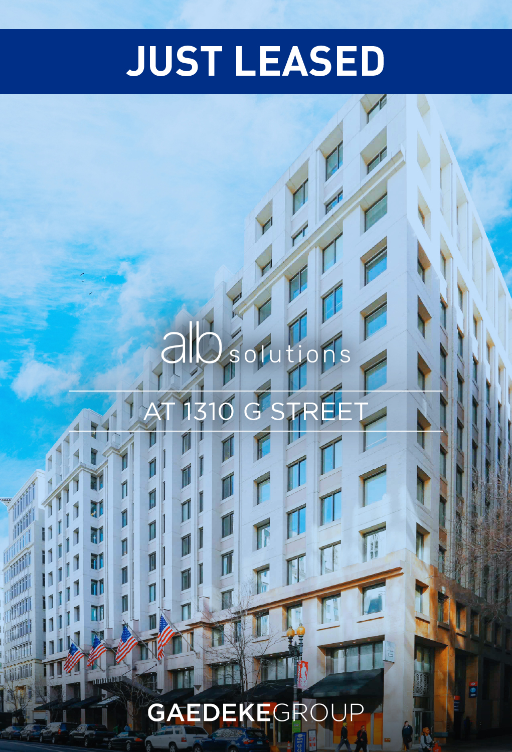 Gaedeke Group Welcomes ALB Solutions LLC to 1310 G Street