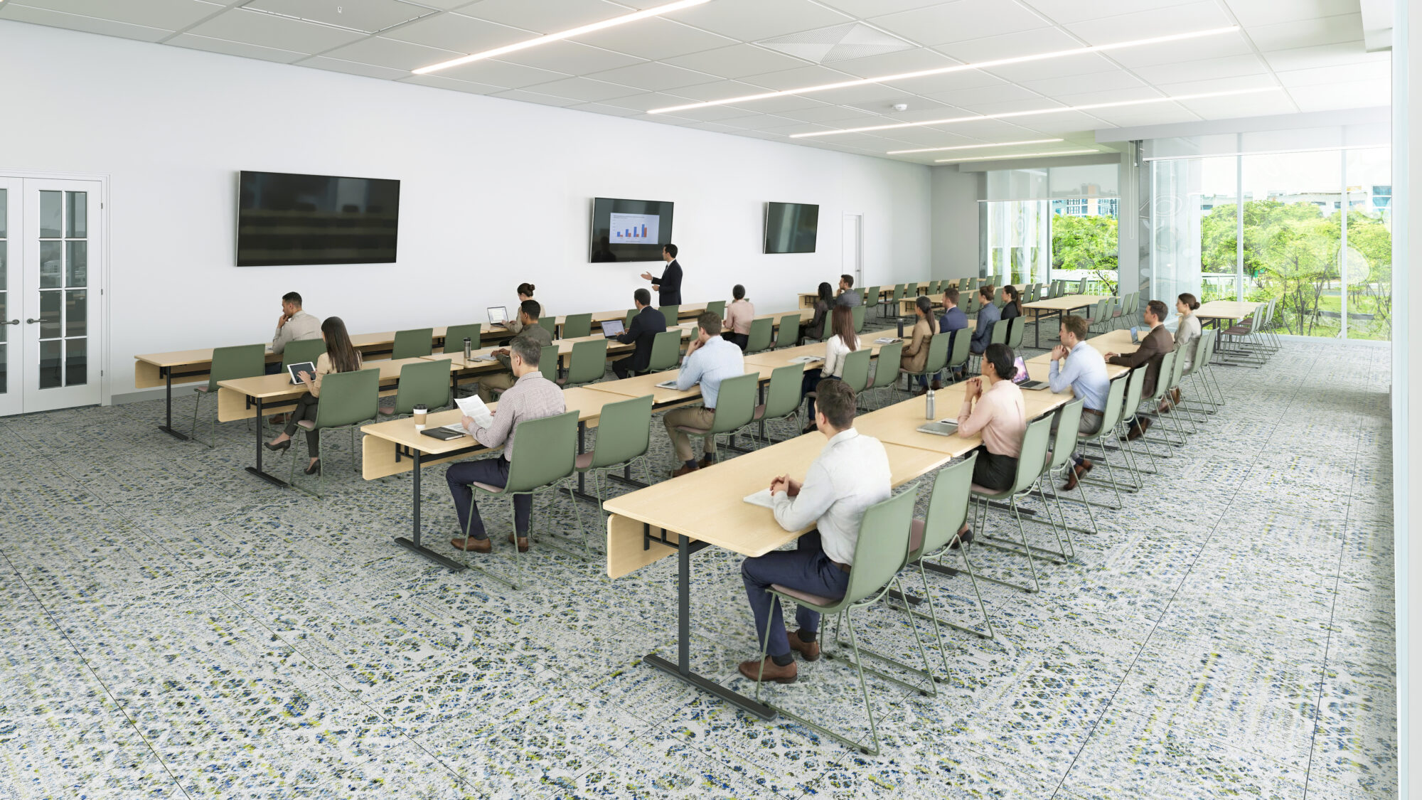 Expanded conference center at Millennium Tower