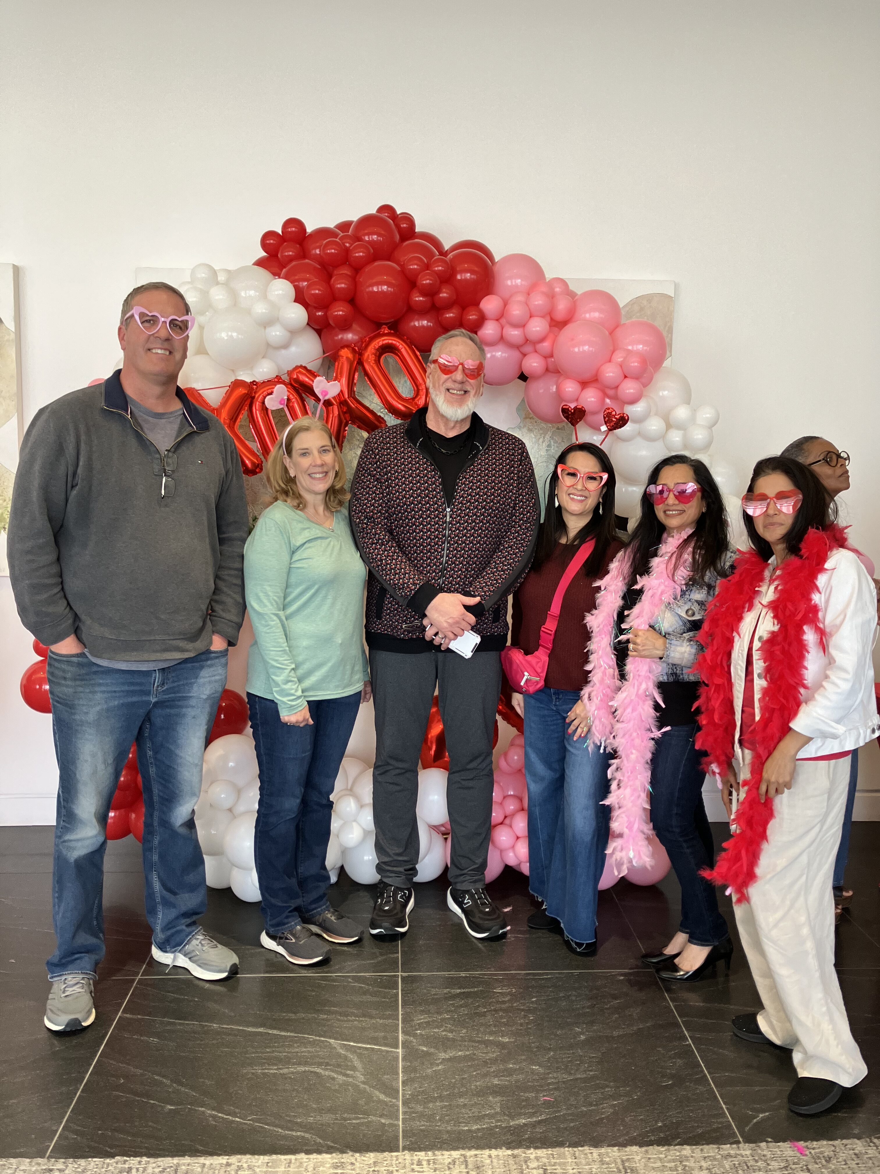 Valentine's Day themed tenant event at One Legacy West.
